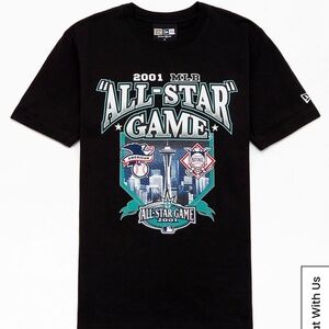 2001 MLB All-Star Game New Era Cooperstown Collection 2023 Graphic T-Shirt Sz XL